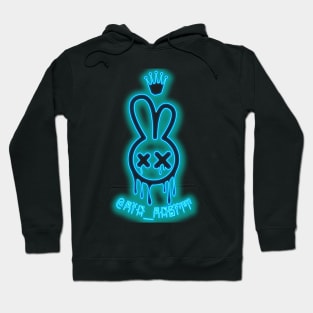 Ria Rabitt Blue Neon Glow Hoodie